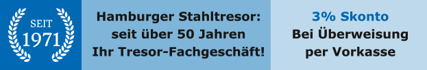 Hamburger Stahltresor - seit über 50 Jahren